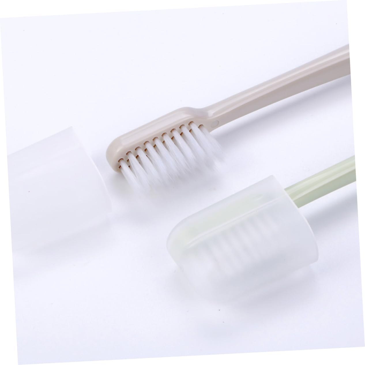 SOPOTUTU 1set Fine Hair Toothbrush Ergonomic Plastic Toothbrushes for Adults Bleeding Bristles Grey and Blue for Gum Care and Oral Hygiene Random Color 4pcs