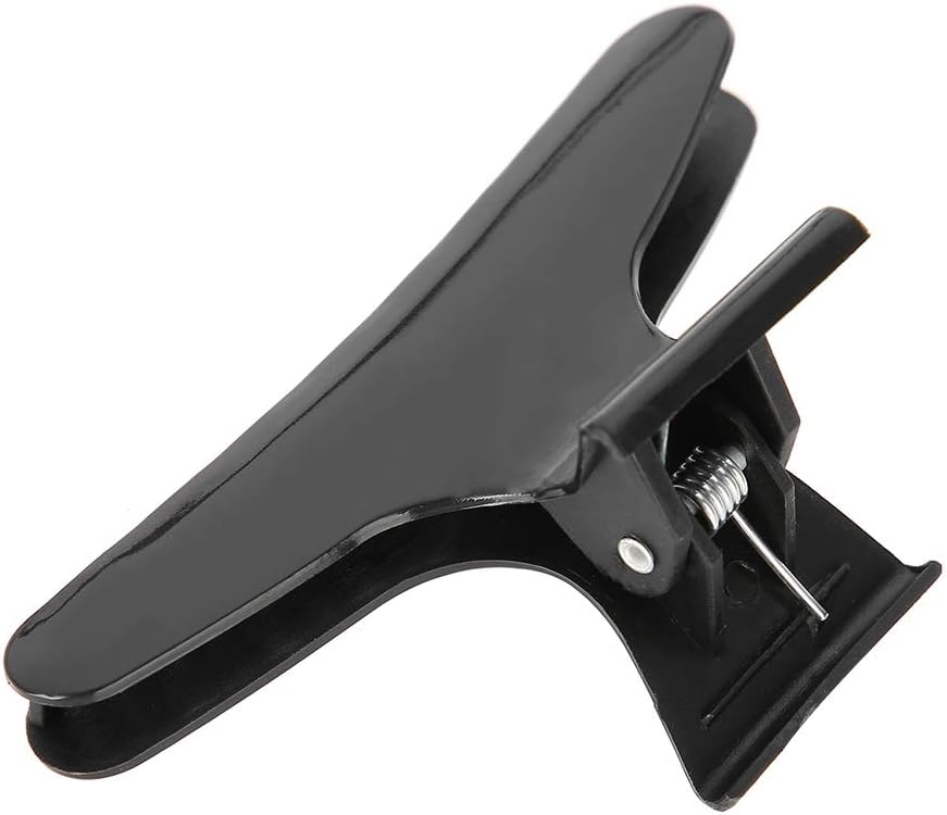 Hair Claw Clamp, Made of Durable Plastic with Good Tension Hairdressing Tool 12pcs/set Black Butterfly Hold Hair Clip