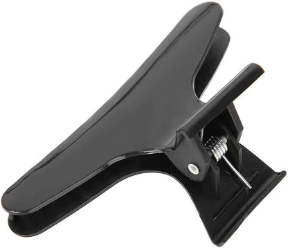 Hair Claw Clamp, Made of Durable Plastic with Good Tension Hairdressing Tool 12pcs/set Black Butterfly Hold Hair Clip