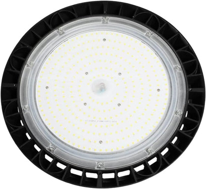 EMITTO UFO LED High Bay Light 100W,Commercial Led Shop Lights Fixture for Garage Factory Warehouse Industrial Indoor Outdoor Lighting,5000K Daylight,IP65 Waterproof