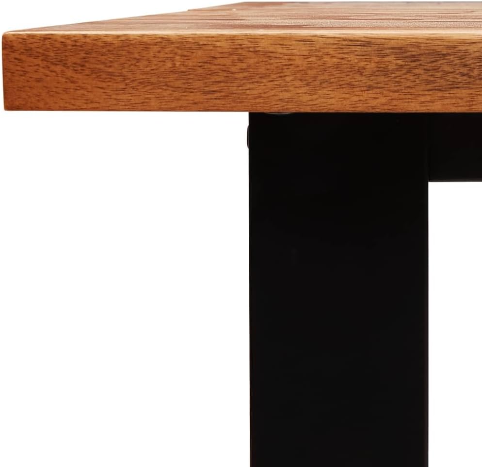 Acacia Wood Dining Table, 140x80, for Kitchen, Small Room, Mesa, Comedor, and Breakfast Nook