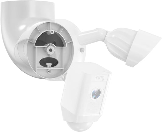 Eave Mount for Ring Floodlight Cam Wired Pro/Plus,Ring Smart Lighting Floodlight Wired, Blink Wired Floodlight Camera &Wyze Floodlight Camera V2/Pro and Roku Floodlight Camera (White)