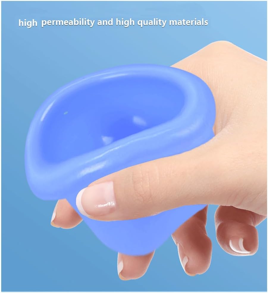 ETERNALLOOG Cupping Therapy Cups - Silicone Cups Set Firm for Muscle Soreness Pain Relief Body Neck Knee, Body Sculpting Cup, Deep Muscle Massager, Anti Cellulite Joint Pain Recovery (4 Sizes)