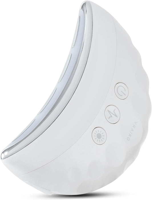 VRAIKO APOLLO Neck Lifting Massager, Microcurrent Face Neck Sculpting Device with Dual-Action LED Care, IP65 Waterproof, for Contouring, Enhanced Absorption, Radiance and Elasticity