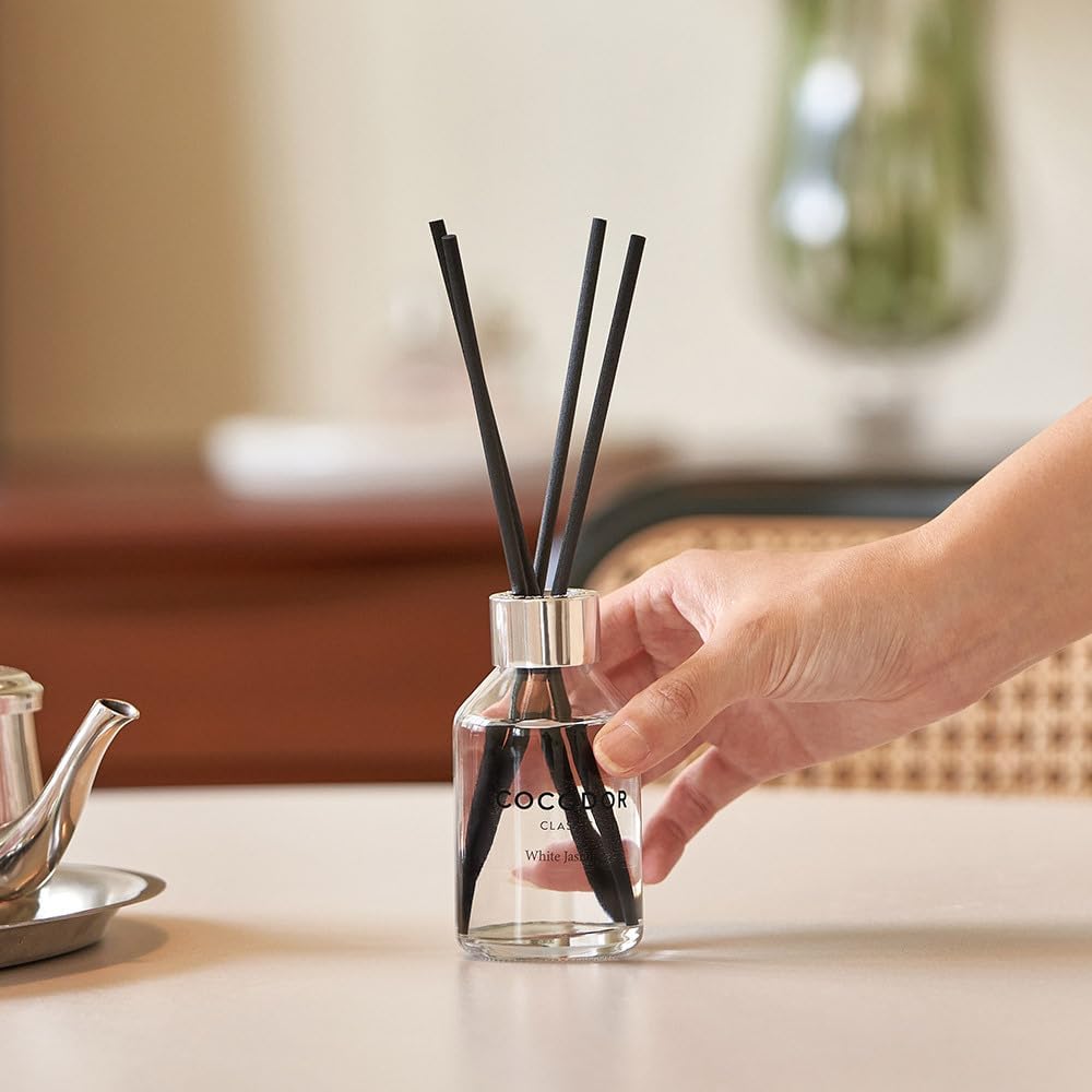 COCODOR Classic Reed Diffuser/April Breeze / 100ml / Fragrance Scent Essential Oil Stick Diffuser Set for Bedroom Bathroom Home Décor