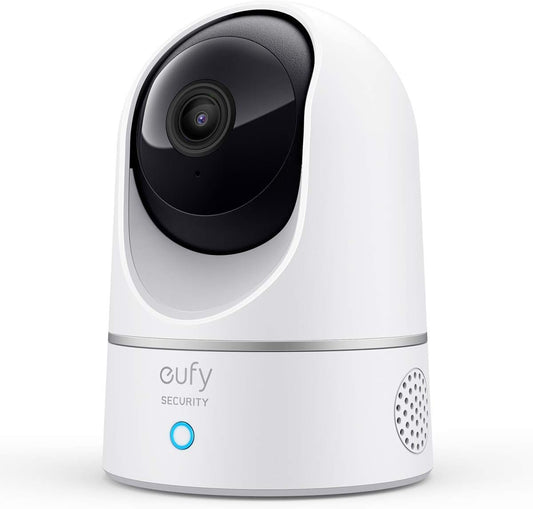 eufy Security Solo IndoorCam P24, 2K, Pan & Tilt, Indoor Security Camera, Wi-Fi Plug-in Camera, Human & Pet AI, Voice Assistant Compatibility, Night Vision, Motion Tracking, HomeBase not Compatible