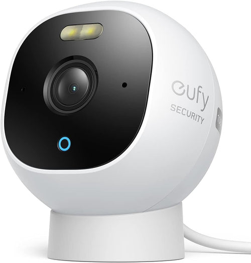 eufy Security Outdoor Cam E210, All-in-One Security Camera with 1080p Resolution, Spotlight, Color Night Vision, No Monthly Fees, Wired Camera, IP67 Weatherproof, Motion Only Alert*