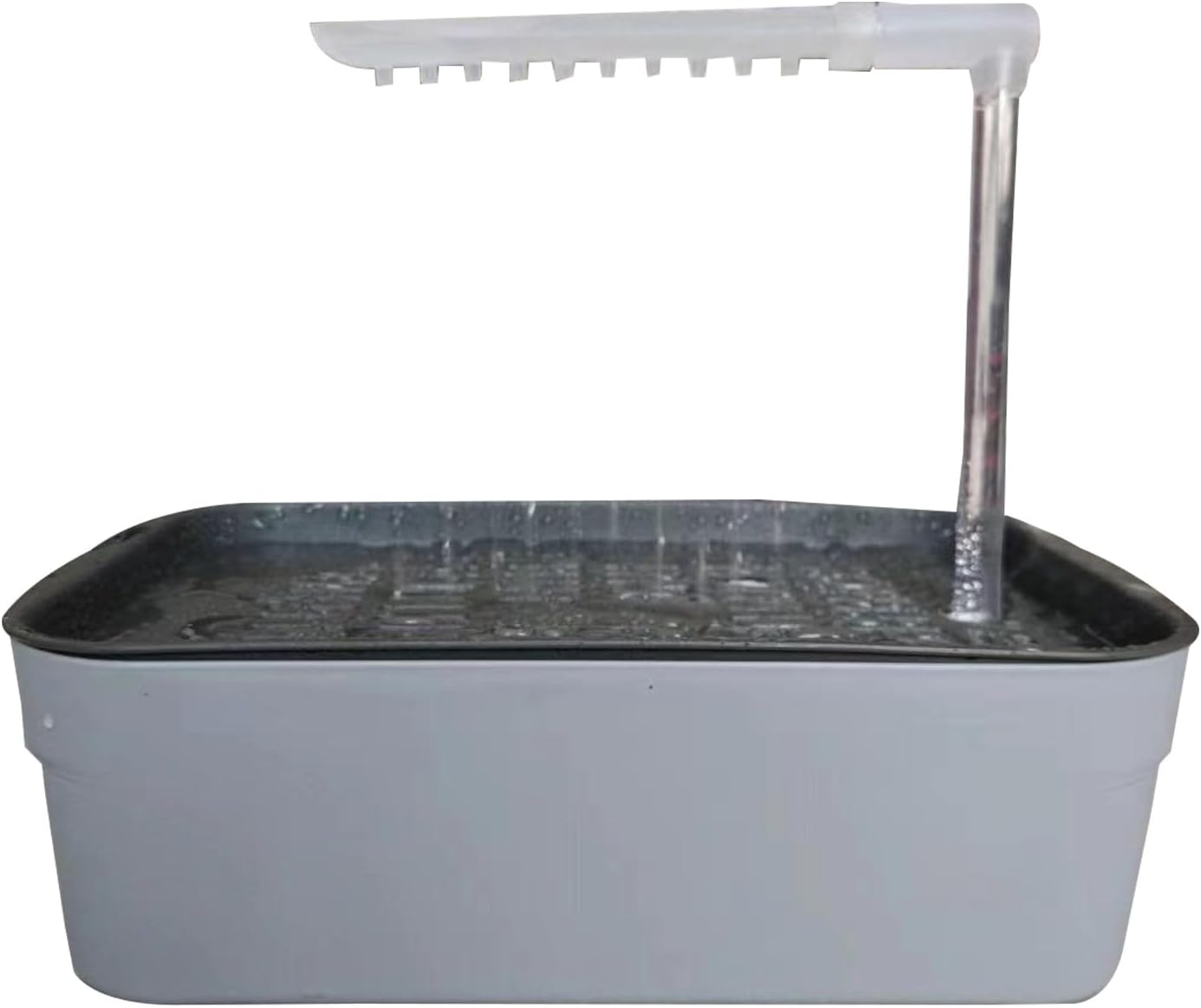 Parrot Bathtub, Automatic Bird Shower Station, Usb Powered Pet Bath Tub with Fountain Spray, Interactive Cage Bathing Toy for Small Medium Breeds, for Aviary, Garden, Outdoors