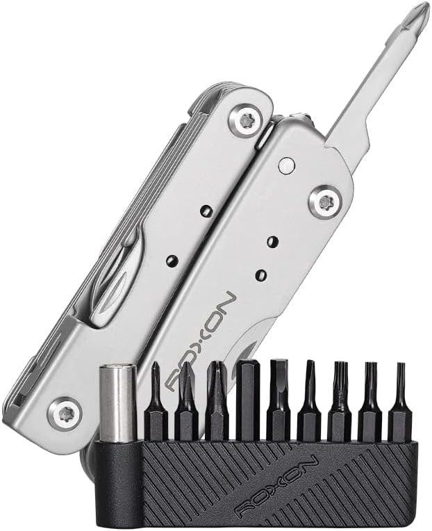 ROXON M2 14 in 1 Mini Multitool Small Lightweight with Folding Scissors Mini Storm