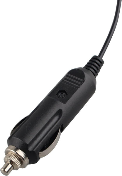Futheda Car Cigar Lighter Socket Adapter Male to DC 5.5x2.1mm Plug 12V Spring Extension Cable for Car Rearview Monitor CCTV or Motor Device