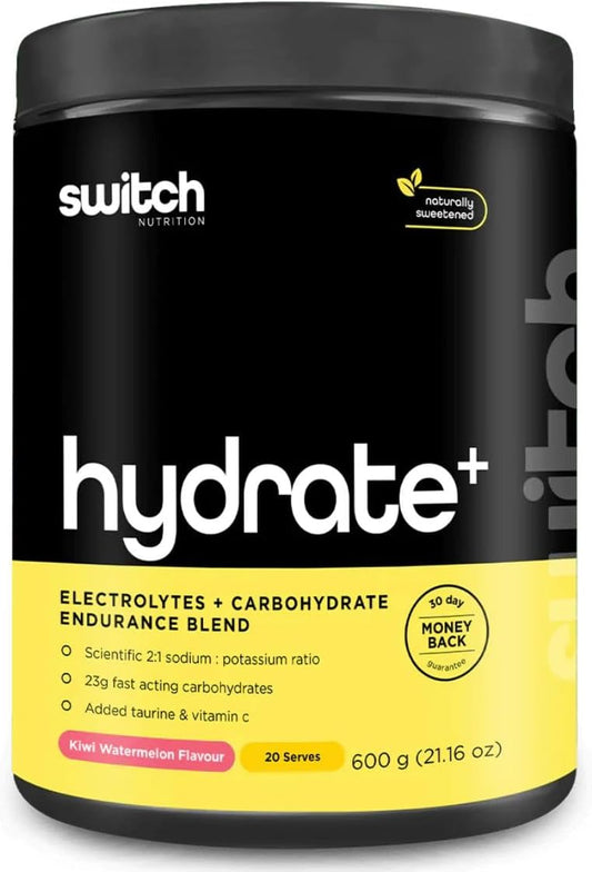 Switch Nutrition Hydrate+ 20 Serves Kiwi Watermelon