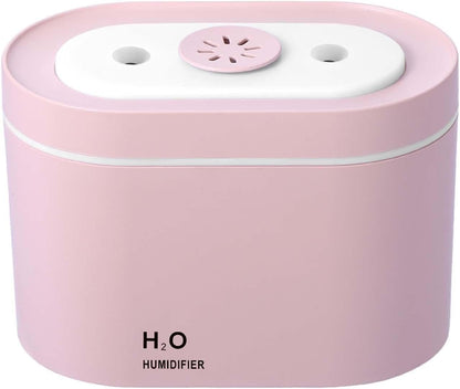 WeiLaiKeQi Air Diffuser Humidifier Diffuser Humidifier Remote Control Premium Quiet Desktop Humidifier Essential Oil Diffuser for SPA, Pink