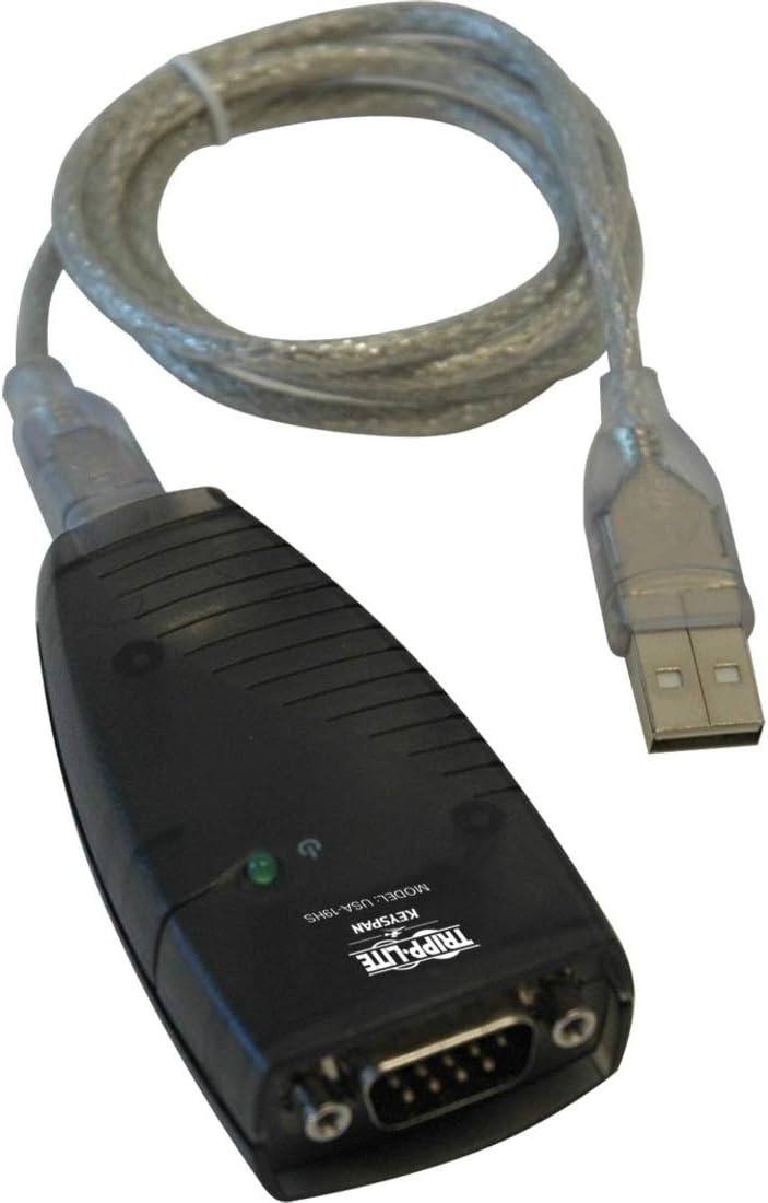 Tripp Lite Keyspan High-Speed USB to Serial Adapter, PC & Mac (USA-19HS)