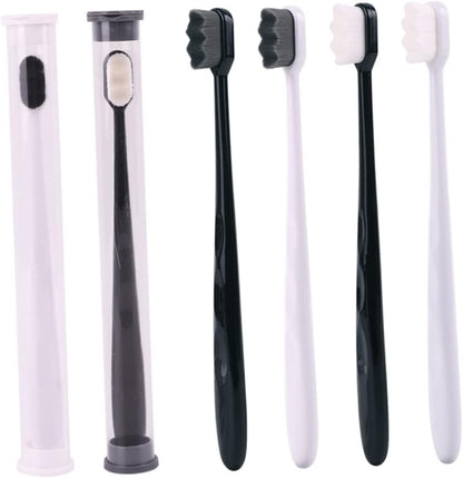 SOPOTUTU Bristle Toothbrushes for Oral Care Micro Nano Soft Hair Cleaning Tool with Ergonomic Design Slip Grip and Durable Handle for Daily Hygiene