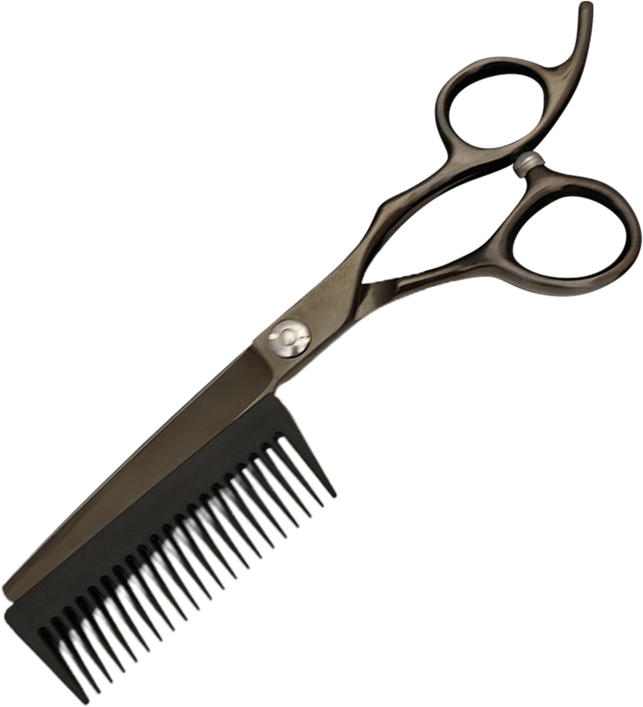 Forbici da Parrucchiere | Attrezzi Per Taglio Capelli - Forbici Sfoltitrici 2 in 1 con Pettine Rimovibile per Uomo Donna Taglio Capelli a Casa Viaggio Parrucchieri Salone Domestico Cura Personale