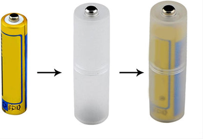 AAA to AA Battery Adapter - AAA to AA Battery Adapter | Battery Adapter Converter Support for AAA-AA Battery Converter | Battery Converters for Home, scu