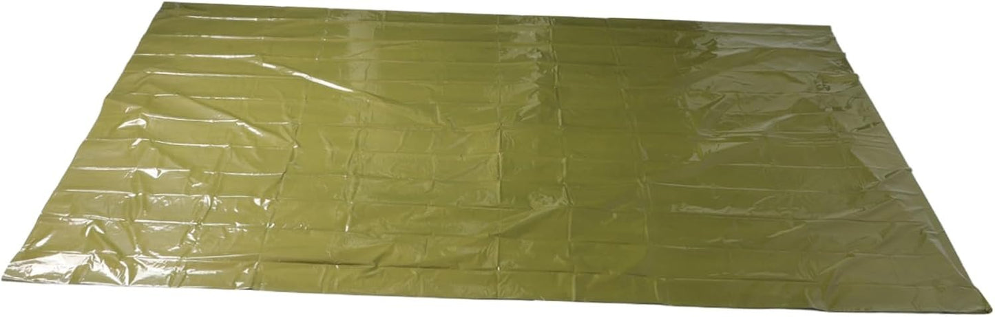 Happyyami 4pcs Survival Blanket Tent Windproof Emergency Tarp Warm Camping Accessory