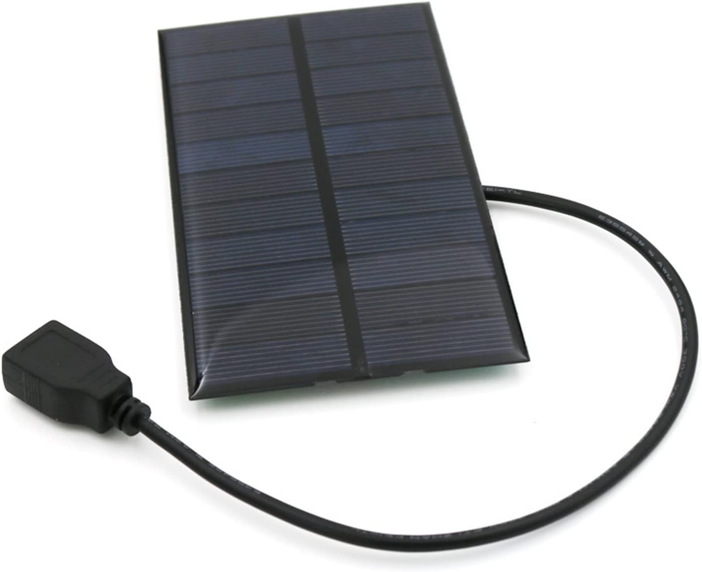 PUCHEN 300mA Portable Solar Phone Charger | 5.5V USB Solar Panel with 24% Efficiency | Waterproof & Lightweight | Compatible with Smartphones, Tablets & Small USB Devices