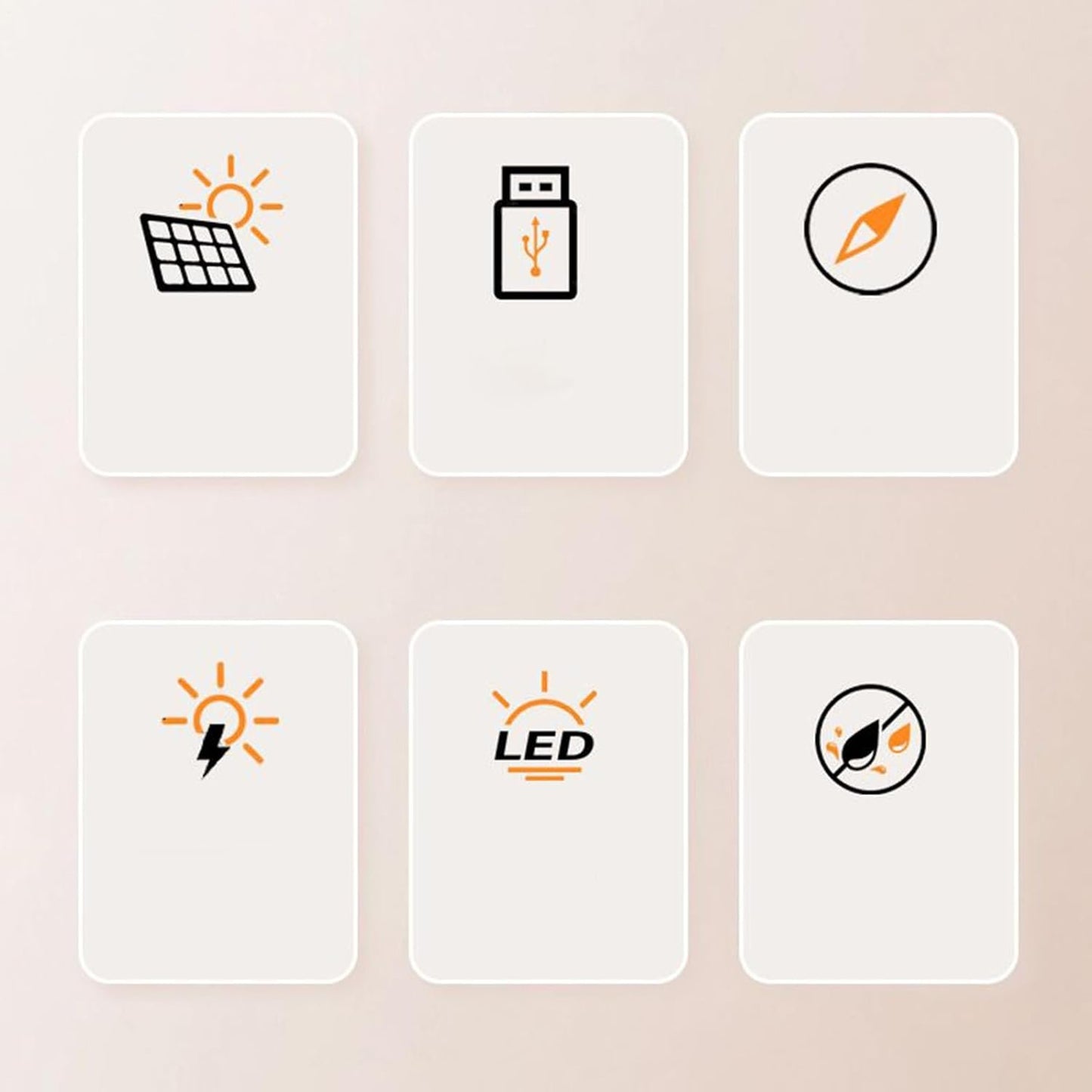 Solar Powered Charger - Portable Charger for Phones - Cellphone Fast Charging Device with Flashlight 20000mAh for Travel Home Outdoor