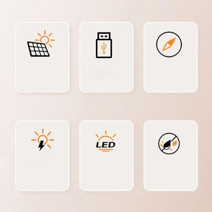 Solar Powered Charger - Portable Charger for Phones - Cellphone Fast Charging Device with Flashlight 20000mAh for Travel Home Outdoor