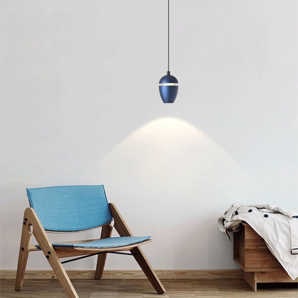 CJLWSLCO Modern Minimalist Bedroom Pendant Light Creative Shape LED Metal Hanging Lamp for Backdrop Living Room Bedside Ambience Chandeliers Showroom Floor Window Cafe Mall Decoration Ceiling Light Fi