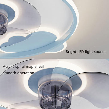 Ventile della Luce del soffitto con App WiFi 3 velocità Smart Affermazione Ventole Remoto Lighting Afferma