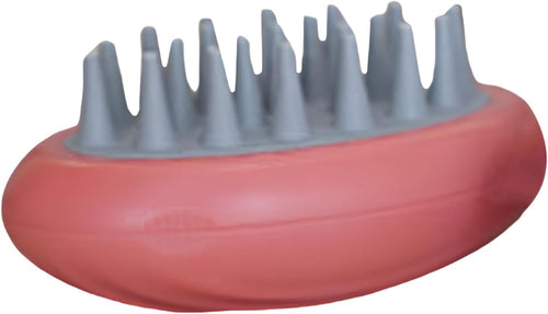 Pet Grooming Comb, Cat Bath Brush, 3.94x2.36x1.97 Inches, Hair Removal Tool, Portable Massage Design, Soft Silicone Teeth Daily Grooming for Small and Medium Pets, Multicolor