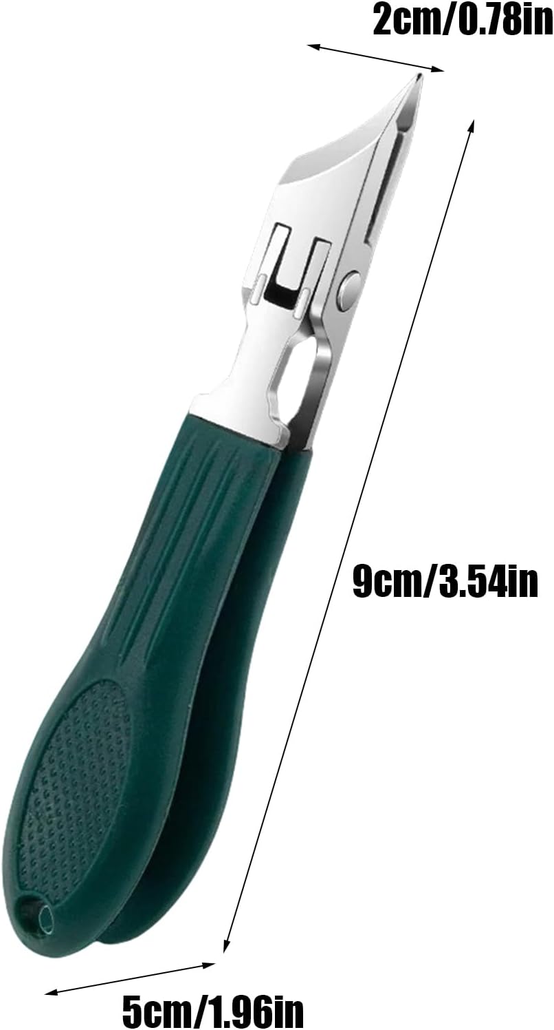Anti-Splash Nail Clipper - Precision Toenail Cutter with Catcher, Heavy-Duty Stainless Steel Trimmer | Heavy-Duty Ergonomic Splash-proof Nail Clippers, Ergonomic Tool for Foot Care, Personal Grooming,