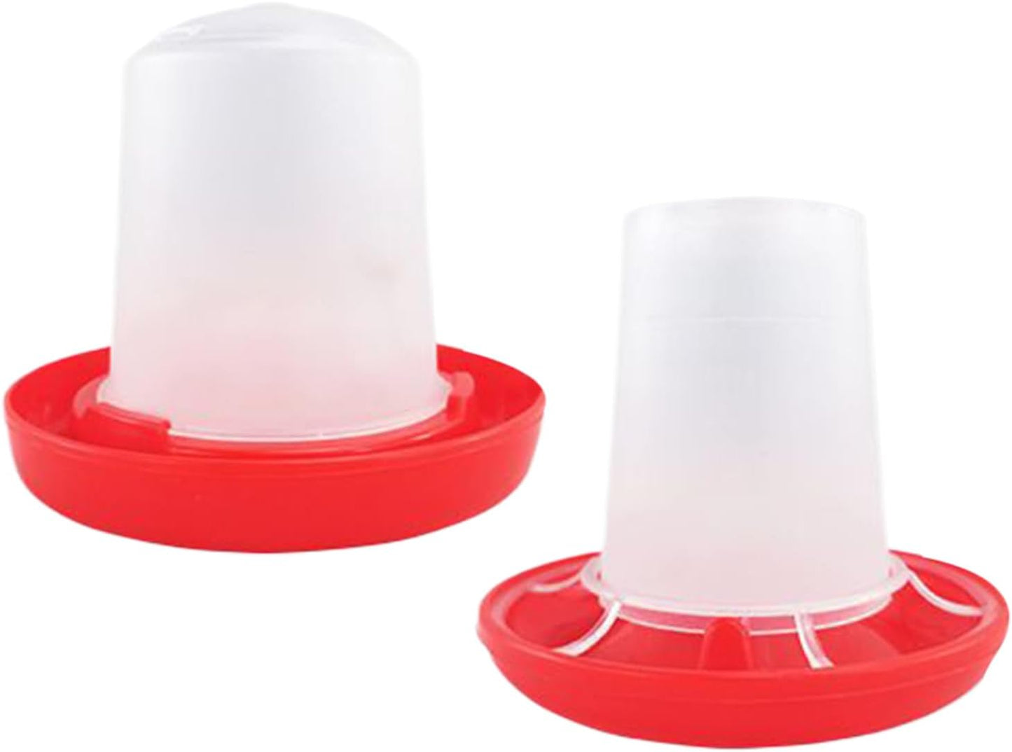 Chicken Water Feeder,Chick Feeder and Waterer Set | Poultry Feeding & Watering Supplies for Farm Pet Outdoor Baby Barn Family Livestock Friends