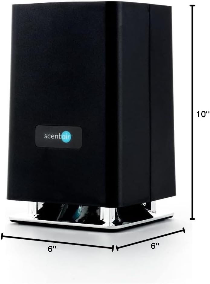 Whisper Home | Diffuser Machine, Scents up to 800 Sq. Ft Room, Compatible with Alexa & Google, WiFi & Bluetooth Enabled, Cartridge Sold Separately, Black