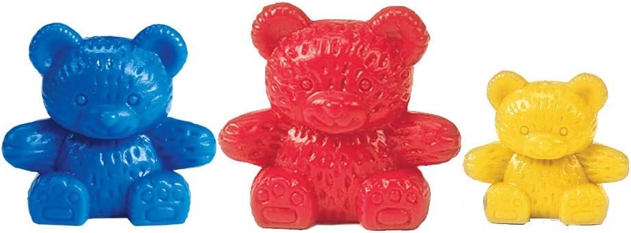 Learning Resources LER0725 Bear Counters Set, Counting, Color & Sorting Toy, Set of 80, Ages 3+