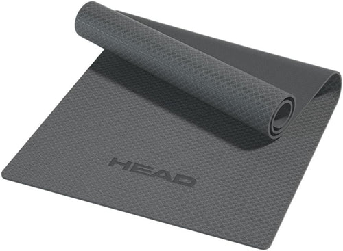 HEAD - Pilates Fitness Yoga Mat in TPE Material. Extra-Large Size 183 x 80 cm for greater comfort. Thickness 6 mm, Weight 1.2 kg