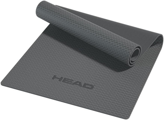 HEAD - Pilates Fitness Yoga Mat in TPE Material. Extra-Large Size 183 x 80 cm for greater comfort. Thickness 6 mm, Weight 1.2 kg