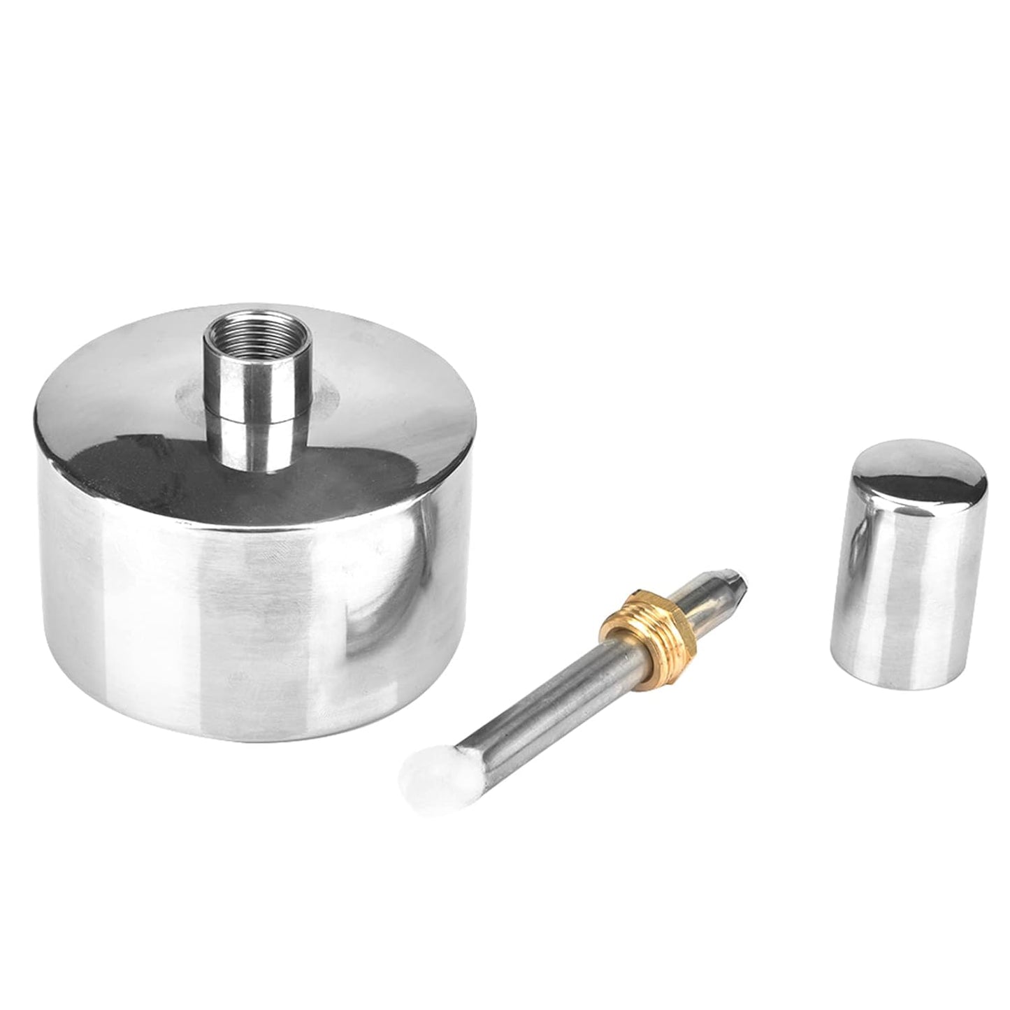 400ml Stainless Steel Alcohol Heating Device | 304 Thick Wall Reinforced - Protection Design | Chemistry/Oral Care/Lab Lamp with Copper Screw & Wick | Leakproof & Sturdy