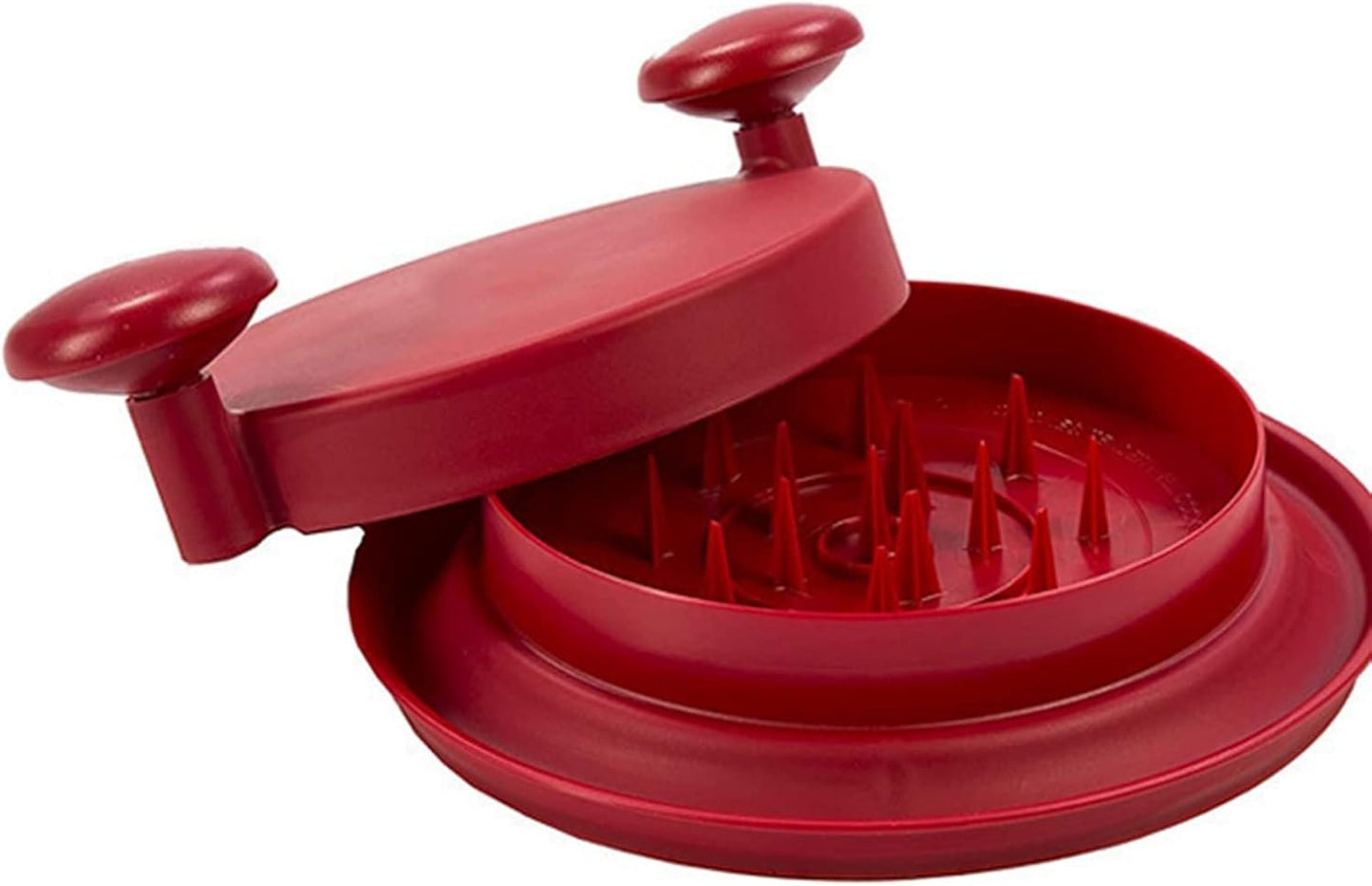 Multifunctional Chicken Shredder & Meat Separator - Shredded Beef Mincer for Baby Food Preparation - Essential Kitchen Tool for Easy Meal Prep (Red)
