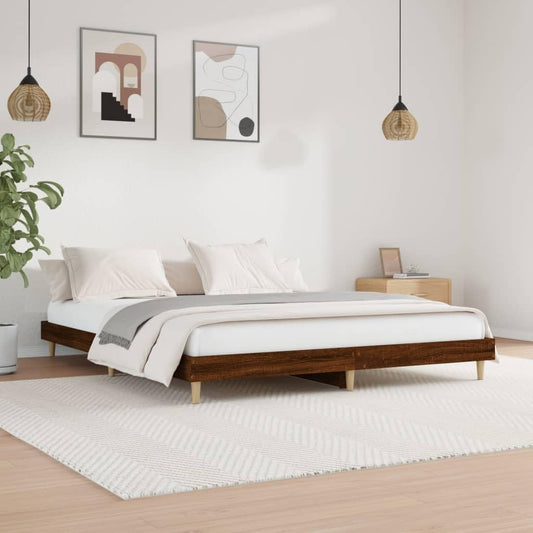 Lechnical Giroletto Rovere Marrone 120x200 cm in Legno Multistrato,Mobili,Letti e Accessori,Letti e telai per Letti