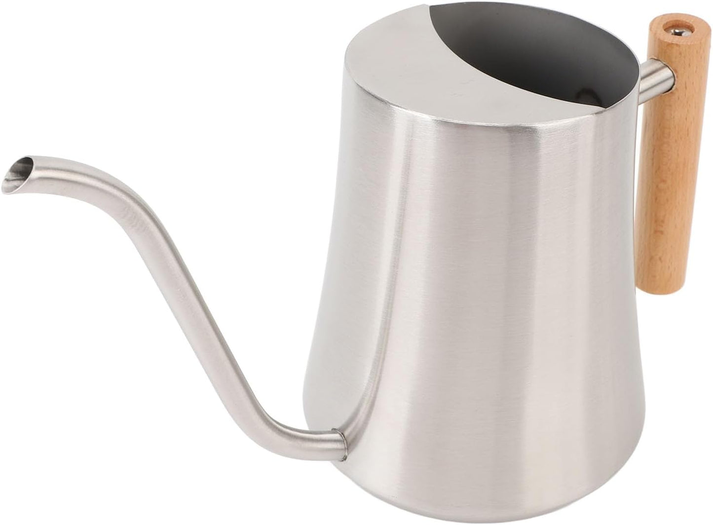 Elegante Lattina a Bordo Interno con Manico da Becco e in Legno - Design in Acciaio Colorato per Piante Domestiche, Ers, Succulente e Bonsai L Opachi Opachi (#3)