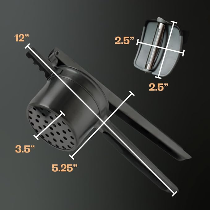 Potato Ricer Stainless Steel - Kitchen Tools and Gadgets - Potato Masher, Potato Grater - Durable Ricer Kitchen Tool - Kitchen Tools - Potato Ricer by Kovilo