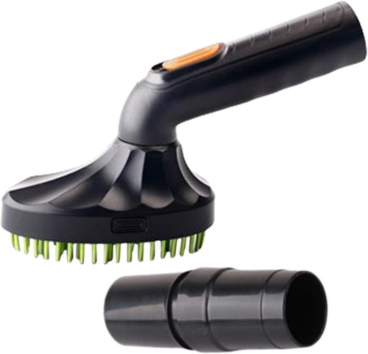 Pet Hair Grooming, Brush Vacuum Attachment, 7.09x4.72x1.97 inches, Dog Grooming Machine, Soft Removal Tool, Versatile Fit for Most Vacuums, Lightweight and Sturdy Design,
