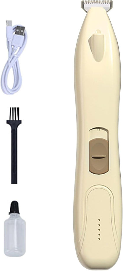 Dog Paw Trimmer For Grooming - Cordless Rechargeable Dog Paw Shaver,Low-Noise Cordless Feet Shaver Shedding Brush Gentle Rechargeable For Kitten Grooming Knotted