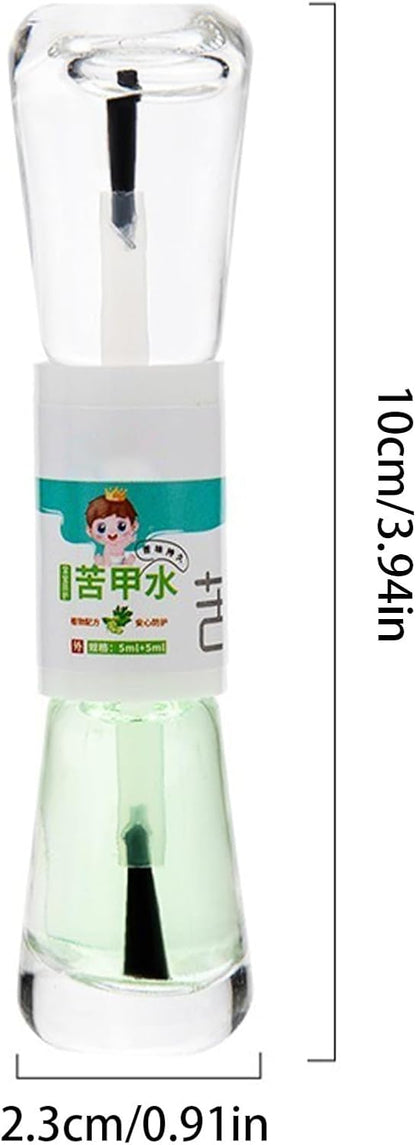 Mivceklw Nail Biting Prevention Polish, 5ml Bitter Formula Remedy, Safe Thumb Sucking Aid For Kids, Effective Nail Care Solution To Discourage Finger Biting, 0.91 x 3.94 Inch