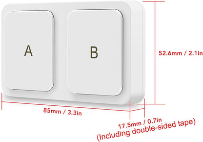 Smart Button, Tuya Smart Scene Switch, Requires Zigbee Connection, Versatile Control Button Switch for Smart Home Devices, Customizable Smart Home Automation