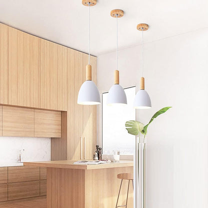Wmmner Desk Lamp Ceiling Light, Three Head Dining Room Chandelier Pendant Light Modern Lantern Lighting Led E27 Socket Simple Solid Wood Bar Table Lamp Hanging Lamp Ceiling Lighting - Lamps Table Lamp