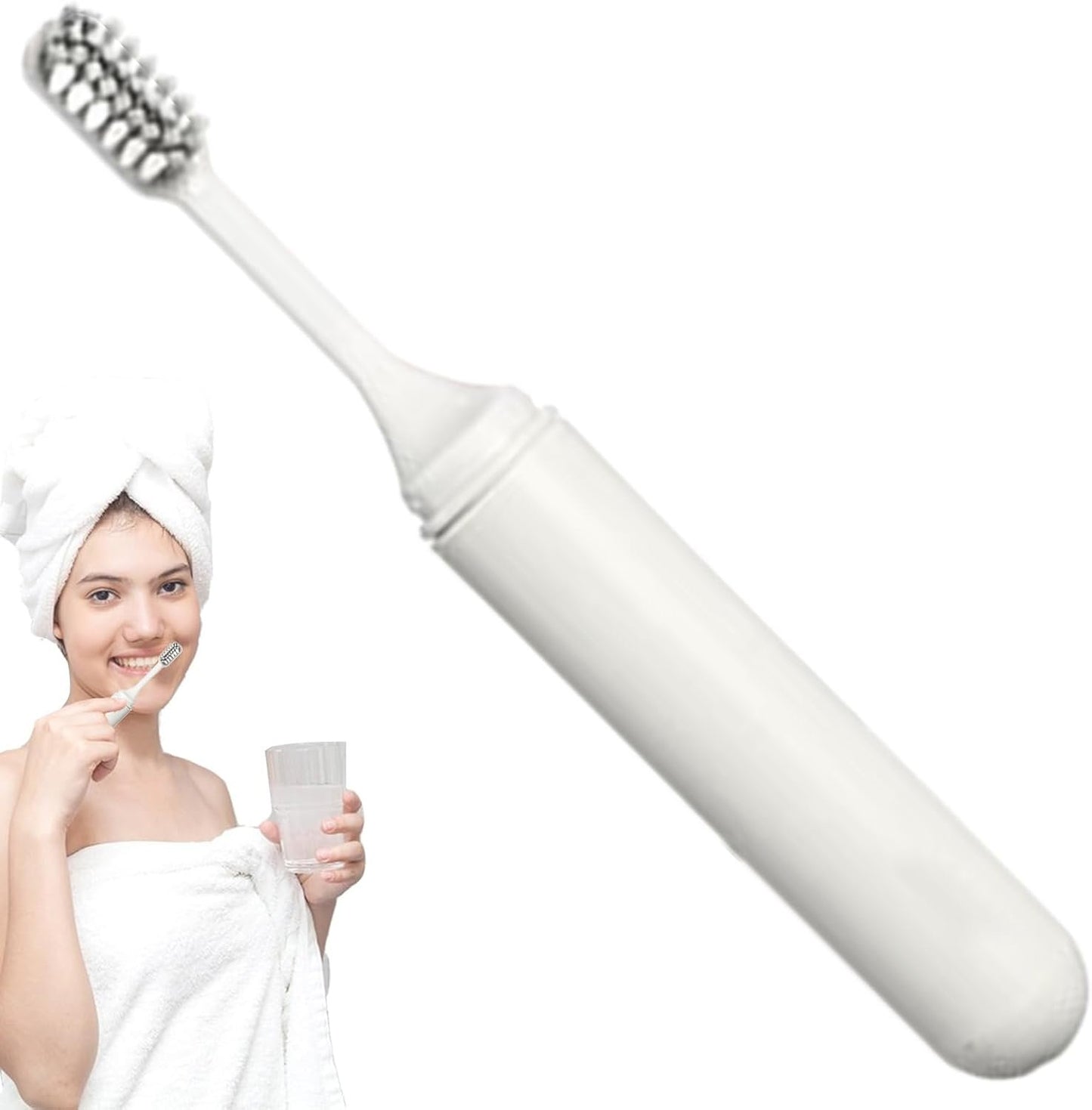 Travel Toothbrush Foldable - Travel Toothbrush | Travel Accessories Soft Bristles Toiletries With Detachable Head, Portable Cleaning Tools For Traveling Backpacking Camping Work, Compact Design,