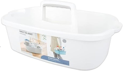 Cleaning Bucket Cleaning Caddy Stackable Wide Edge Cleaning Bucket with Grooved Handle Easy to Clean & Maintain Cleaning Supplies Organizer for Spray Bottles