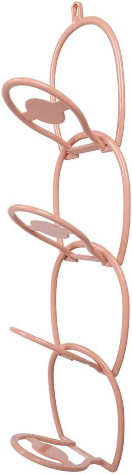 Wall Mounted Hooks Stick On Wall Foldable Clothes Hat Scarf Towel Hanger Holder Durable ABS Material Space Saving Organizer for Bedroom Bathroom Kitchen Office Storage Pink Blue (Roseate)