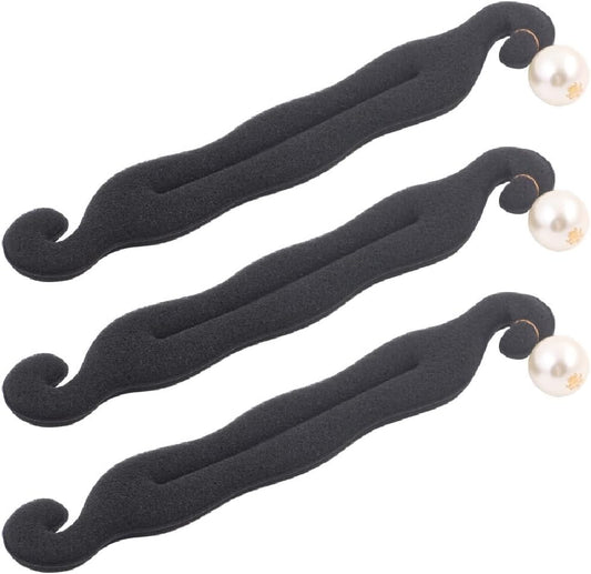 3Pcs Hair Bun Maker Quick Hair Bun Maker Tool Twist Curler Donut Tools Magic Hair Collecting Tool Easy and Fast