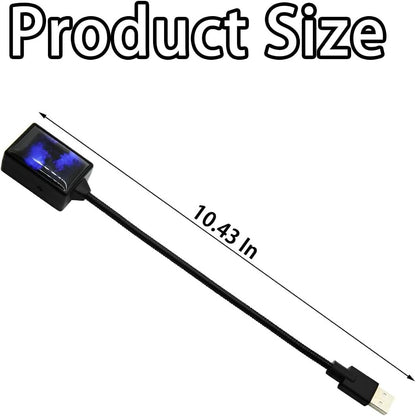 TSUGAMI Car Roof Star Night Light, Portable USB Flexible Interior Lamp, Auto Rotation Breathing and Sound Activated LED Romantic Projector, Plug and Play Ceiling Light for Car Party Decoration (Blue)