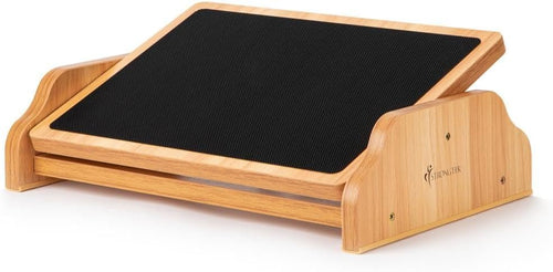 StrongTek Rocking Foot Rest Under Desk, Ergonomic Foot Stool with Three Adjustable Positions, Non-Slip Foot Step for Comfort & Stability, Enhance Work Posture & Circulation, Perfect for Office, Home