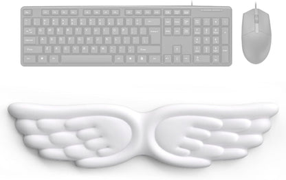 Angel Keyboard Wrist Rest for Office and Gaming, Use Ergonomic Wrist Rest Keyboard Desk Support Laptop Support Arm Computer Enthusiasts,